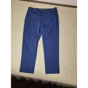 Grand Slam Mens Blue Heather Performance Golf Pants 36x29 KO17183 Stretch Chino